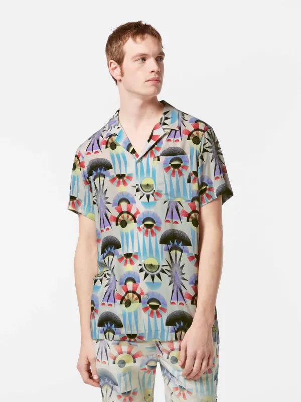 Scotch &amp; Soda Printed Short Sleeve Shirt