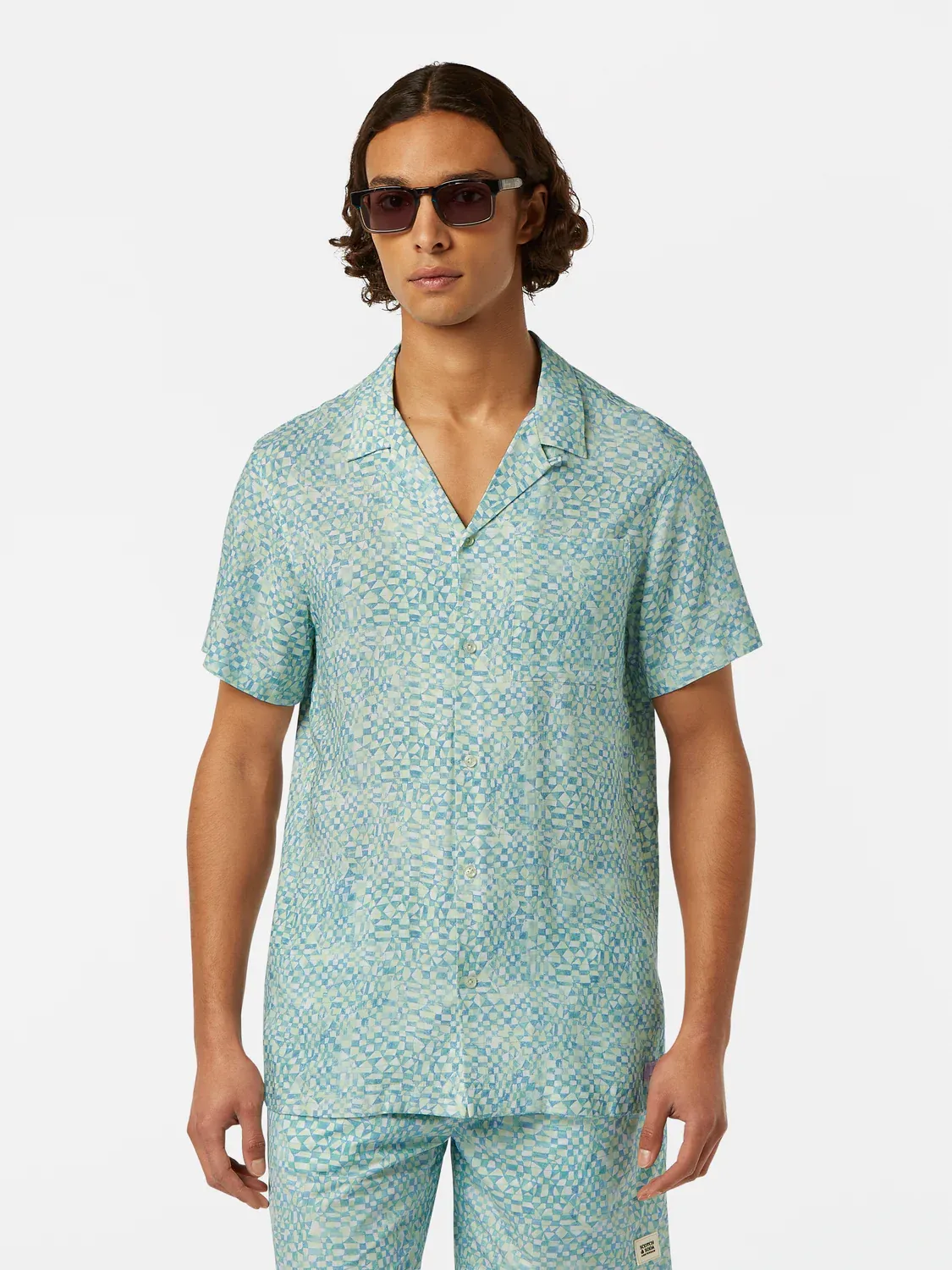 Scotch &amp; Soda Printed Short Sleeve Shirt
