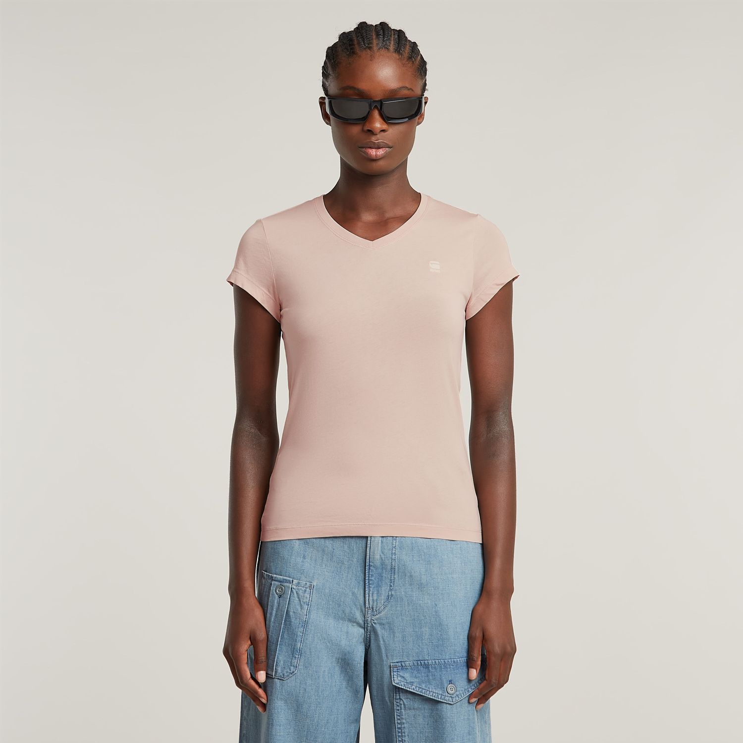 G-Star Eyben Slim V-Hals Top