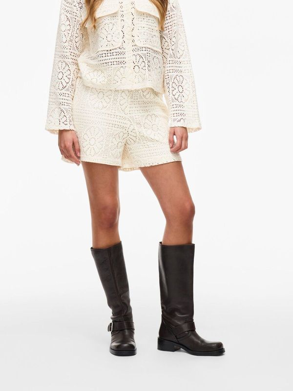 Vila Vimerinda Crochet HW Shorts