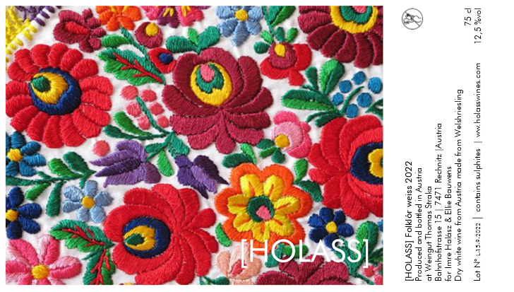 2022 [HOLASS] Folklór White 75 cl