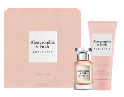 Abercrombie 1 Fitch Authentic Woman 100 ml + 15 ml + bodylotion 200 ml