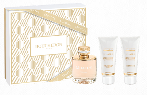 Boucheron Quatre Woman edp 100+ body lotion 100 + douchegel 100