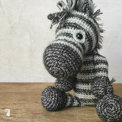 Amigurumi Haakpakket Dirk de Zebra Amigurumi Haakpakket Dirk de Zebra