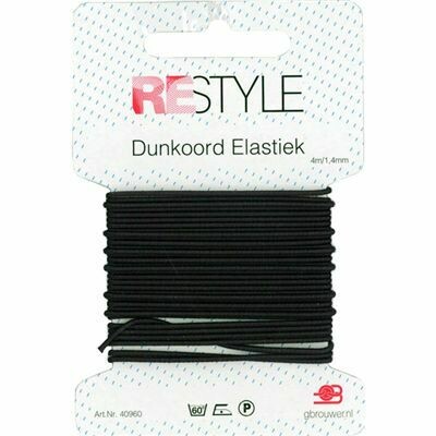 Restyle Dunkoord Elastiek 4 meter Restyle Dunkoord Elastiek 4 meter