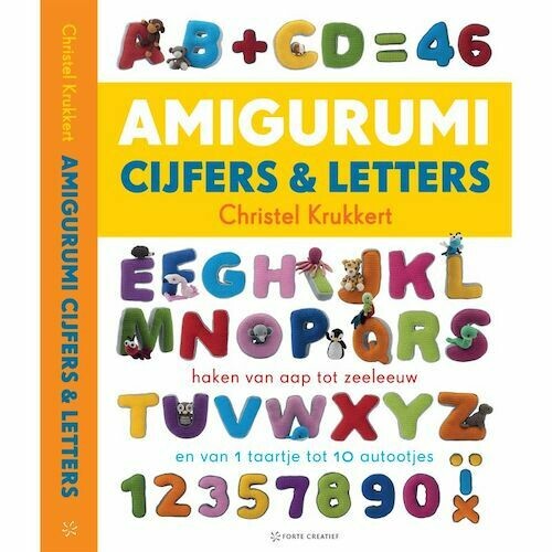 Boek Amigurumi cijfers en letters Boek Amigurumi cijfers en letters