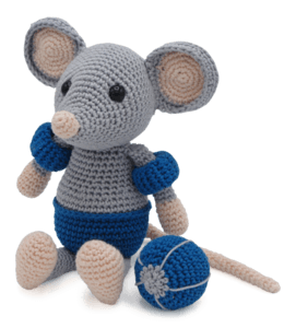 Amigurumi haakpakket Muis Eddy Hardicraft Amigurumi haakpakket Muis Eddy Hardicraft