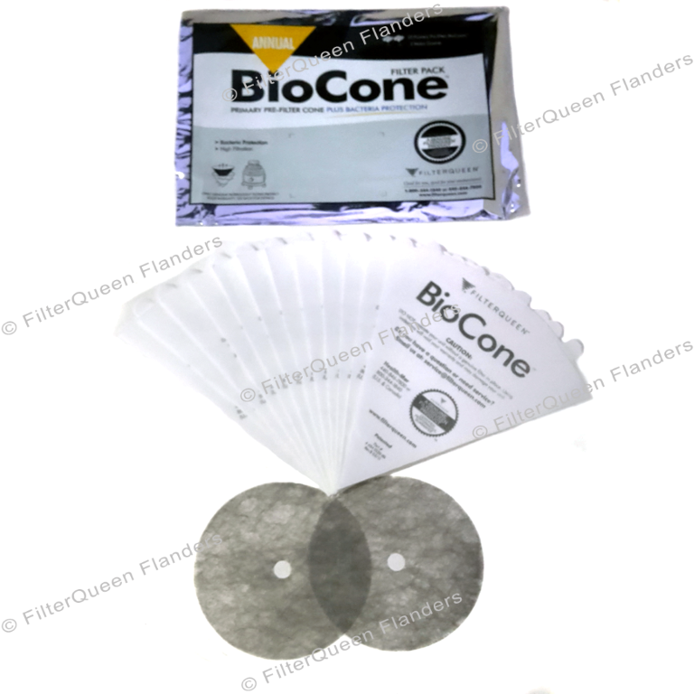Jaarpakket Bio  Conische Filters FilterQueen (Antibacterieel)