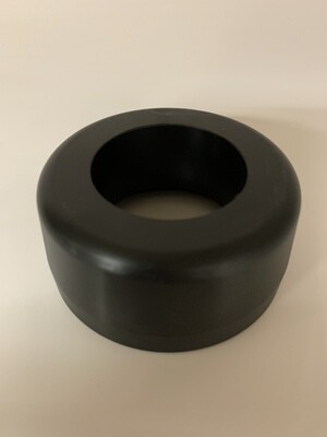 Zwarte rubber binnen spiraal