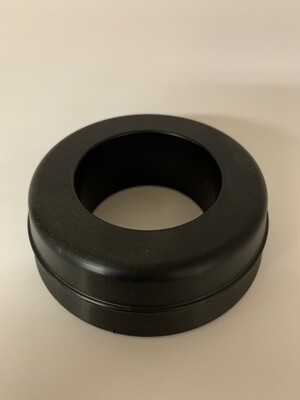Zwarte rubber buiten