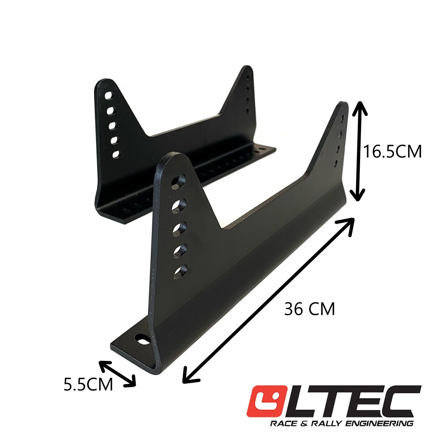 Zijbevestiging 5mm Aluminium