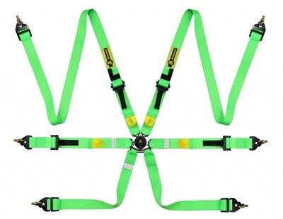 Gordel FIA Neon Groen