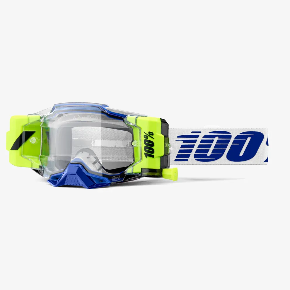 100% Crossbril Armega Forecast Blue - Clear Lens