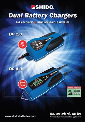 Batterij lader dual DC 4.0