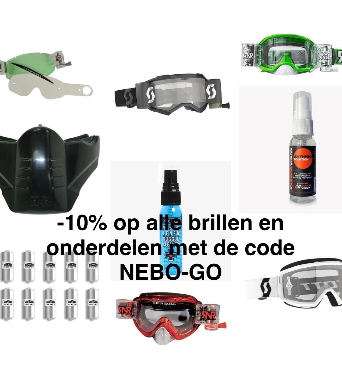 - 10% korting met de code NEBO-GO