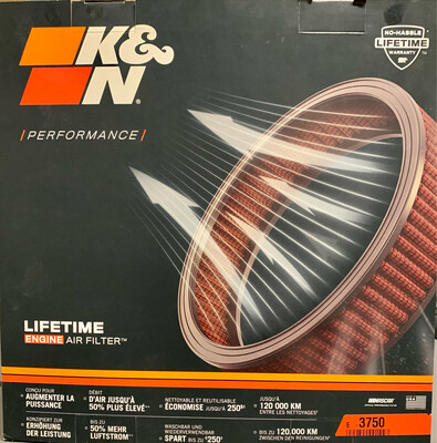 K&amp;N Luchtfilter laag model