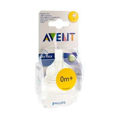 AVENT ZUIGSPEEN PASGEBORENEN 1GAT 2 AVENT ZUIGSPEEN PASGEBORENEN 1GAT 2