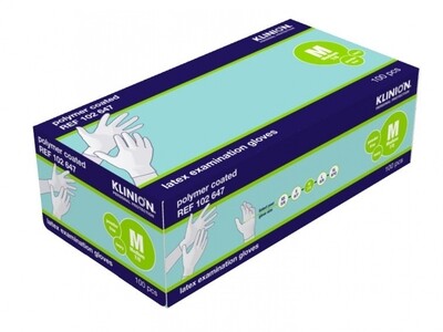 KLINION HANDSCHOEN LATEX M 100 KLINION HANDSCHOEN LATEX M 100
