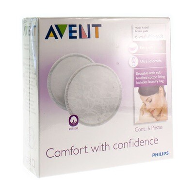 AVENT BORSTCOMPRESSEN WASBAAR 6 AVENT BORSTCOMPRESSEN WASBAAR 6