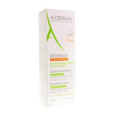ADERMA EXOMEGA CONTROL CREME EMOLIEREND TUBE 200ML ADERMA EXOMEGA CONTROL CREME EMOLIEREND TUBE 200ML