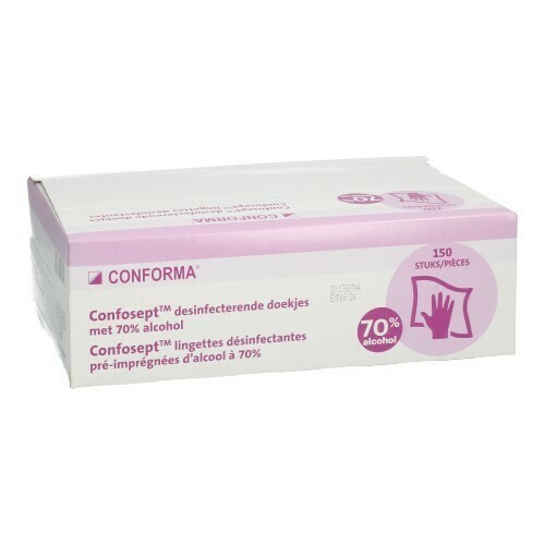 CONFOSEPT DOEKJES DESINFECT. ALCOHOL 70% 150 CONFOSEPT DOEKJES DESINFECT. ALCOHOL 70% 150