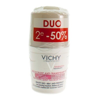 VICHY DEO A/HAARGROEI ROLLER DUO 2X50ML VICHY DEO A/HAARGROEI ROLLER DUO 2X50ML