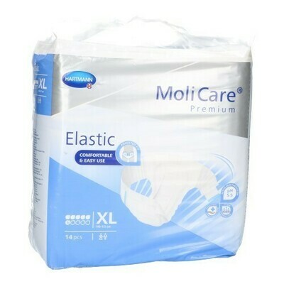 MOLICARE PREMIUM ELASTIC EXTRA PLUS 6 DROPS XL 14 MOLICARE PREMIUM ELASTIC EXTRA PLUS 6 DROPS XL 14