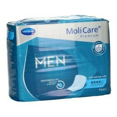 MOLICARE PREMIUM MEN PAD 2 DROPS 13X15CM 14 MOLICARE PREMIUM MEN PAD 2 DROPS 13X15CM 14