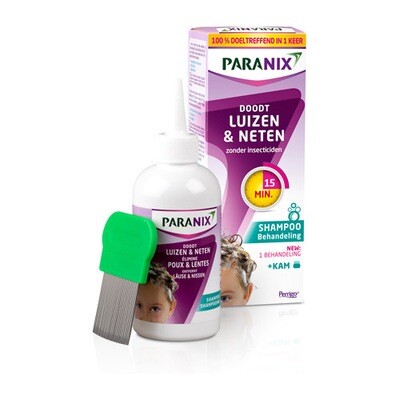PARANIX BEHANDELINGSSHAMPOO 200ML + KAM PARANIX BEHANDELINGSSHAMPOO 200ML + KAM
