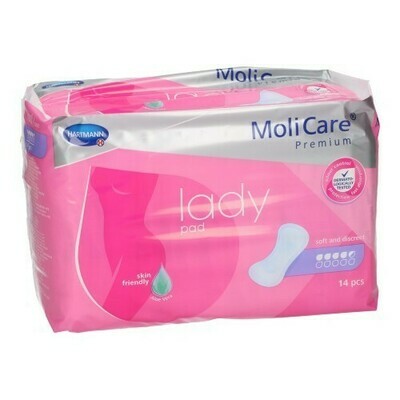 MOLICARE PREMIUM LADY PAD 4,5 DROPS 43X16,2CM 14 MOLICARE PREMIUM LADY PAD 4,5 DROPS 43X16,2CM 14
