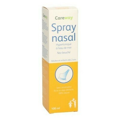 CAREWAY NASAL HYPERTONISCHE NEUSSPRAY 100ML CAREWAY NASAL HYPERTONISCHE NEUSSPRAY 100ML