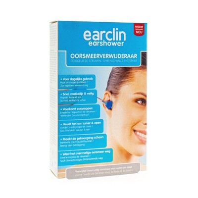 EARCLIN EARSHOWER VOLW. OORSMEER VERWIJDERAAR EARCLIN EARSHOWER VOLW. OORSMEER VERWIJDERAAR