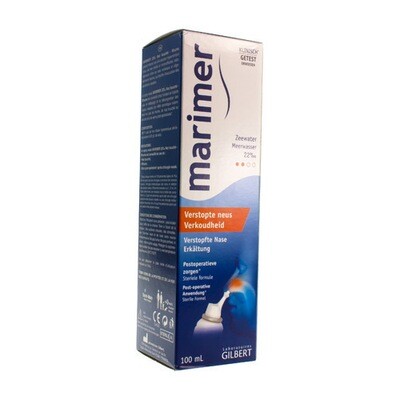 MARIMER HYPERTONISCH ZEEWATER SPRAY 100ML MARIMER HYPERTONISCH ZEEWATER SPRAY 100ML