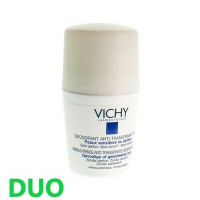 VICHY DEO GEV. HUID EPIL. BEAUTY AERO DUO 2X125ML VICHY DEO GEV. HUID EPIL. BEAUTY AERO DUO 2X125ML