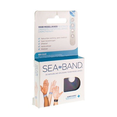 SEA BAND POLSBANDJES KIND +6JAAR BLAUW 2 SEA BAND POLSBANDJES KIND +6JAAR BLAUW 2