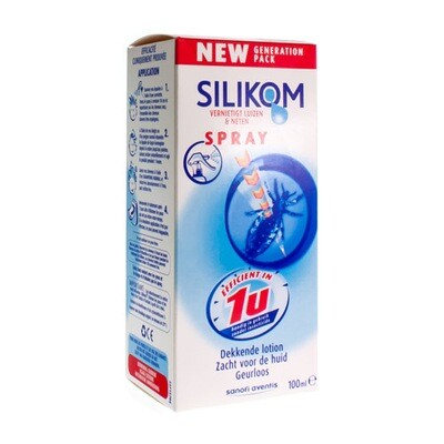 SILIKOM SPRAY TEGEN LUIZEN 100ML SILIKOM SPRAY TEGEN LUIZEN 100ML