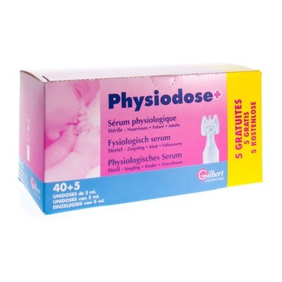 PHYSIODOSE SERUM FYSIO UD STER 40X5ML+5 GRATIS PHYSIODOSE SERUM FYSIO UD STER 40X5ML+5 GRATIS