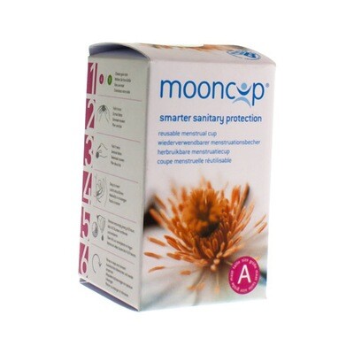 MOONCUP MENSTRUATIECUP HERBRUIKBAAR MAAT A 1 MOONCUP MENSTRUATIECUP HERBRUIKBAAR MAAT A 1