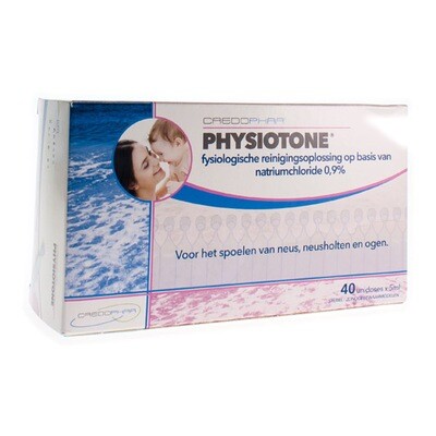 PHYSIOTONE SERUM FYSIO FL DOS. 40X5ML CREDOPHAR PHYSIOTONE SERUM FYSIO FL DOS. 40X5ML CREDOPHAR