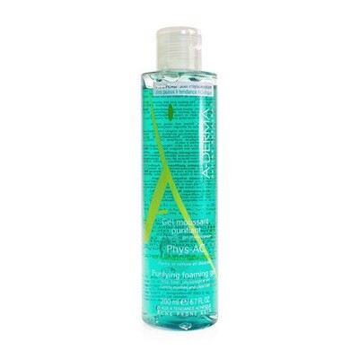 ADERMA PHYS-AC SCHUIMGEL SCHUIMEND 200ML ADERMA PHYS-AC SCHUIMGEL SCHUIMEND 200ML