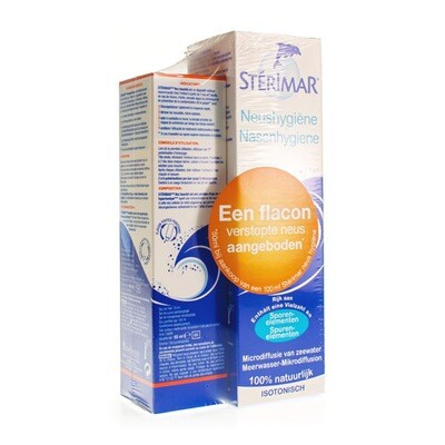 STERIMAR ISOTONIC 100ML+HYPERTONIC VERST.NEUS 50ML STERIMAR ISOTONIC 100ML+HYPERTONIC VERST.NEUS 50ML