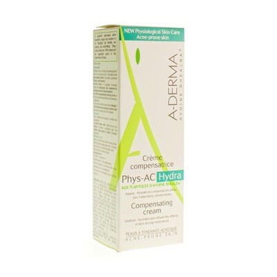 ADERMA PHYS-AC HYDRA CREME COMPENSEREND TUBE 40ML ADERMA PHYS-AC HYDRA CREME COMPENSEREND TUBE 40ML