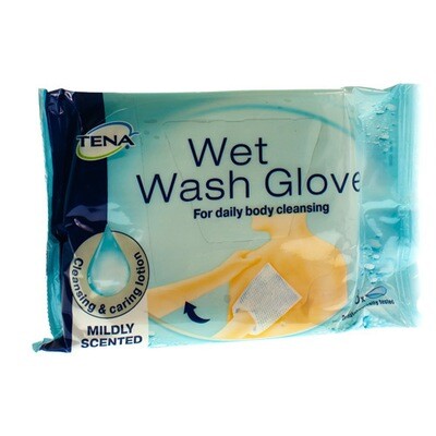 TENA WET WASH GLOVES MILDLY SCENTED 8 1116 TENA WET WASH GLOVES MILDLY SCENTED 8 1116