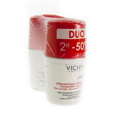 VICHY DEO TRANSP. EXC STRESS RESIST ROL DUO 2X50ML VICHY DEO TRANSP. EXC STRESS RESIST ROL DUO 2X50ML