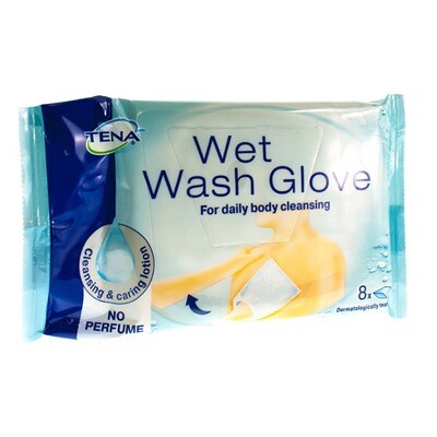TENA WET WASH GLOVES N/PARF NF 8 1158 TENA WET WASH GLOVES N/PARF NF 8 1158