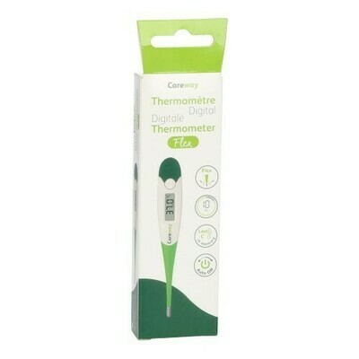 CAREWAY THERMOMETER DIGITAAL FLEX 10 SEC CAREWAY THERMOMETER DIGITAAL FLEX 10 SEC