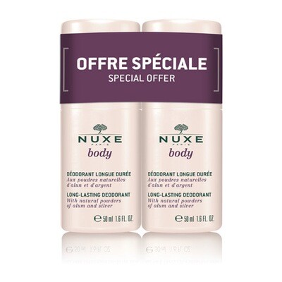 NUXE BODY DEODORANT DUO ROLL-ON 2X50ML NUXE BODY DEODORANT DUO ROLL-ON 2X50ML
