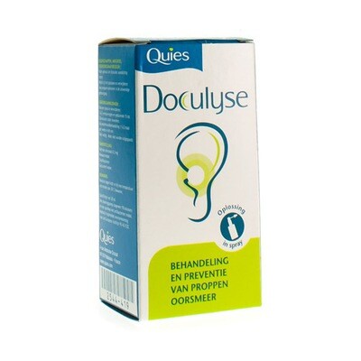 QUIES DOCULYSE TEGEN PROPPEN OORSMEER SPRAY 30ML QUIES DOCULYSE TEGEN PROPPEN OORSMEER SPRAY 30ML