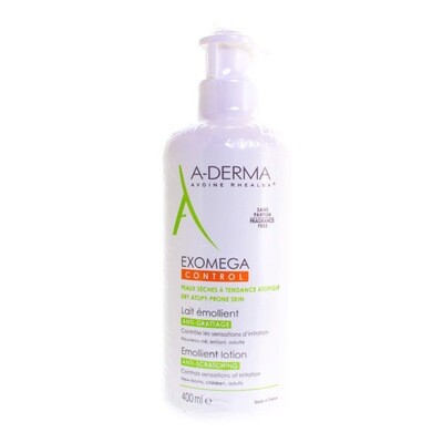ADERMA EXOMEGA CONTROL MELK EMOLIEREND FL 400ML ADERMA EXOMEGA CONTROL MELK EMOLIEREND FL 400ML