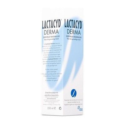 LACTACYD DERMA WASEMULS Z/ZEEP 250ML LACTACYD DERMA WASEMULS Z/ZEEP 250ML